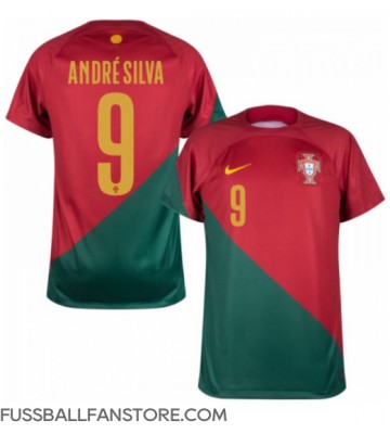 Portugal Andre Silva #9 Replik Heimtrikot WM 2022 Kurzarm